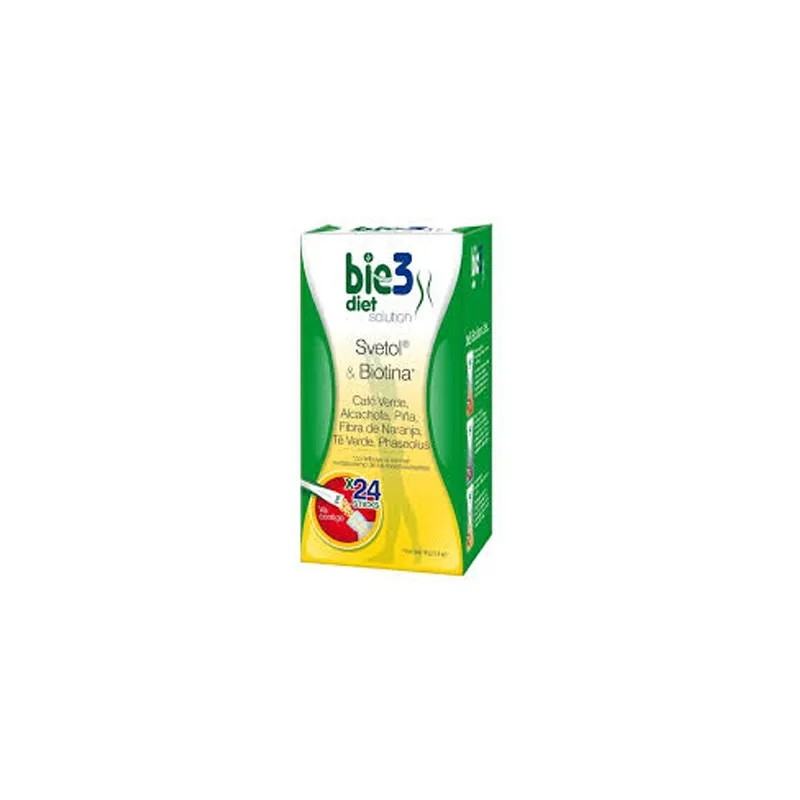 Bie3 Diet Solution, 24 sticks de Svetol y Biotina | Farmacia Barata