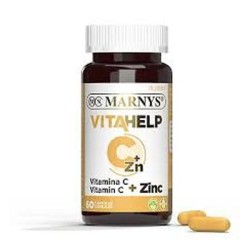 Marnys Vitahelp Vitamina C + Zinc, 60 cápsulas.