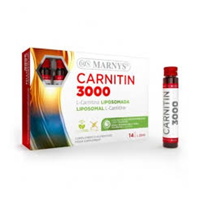 Marnys Carnitin 3000, 14 unidades de 25ml.
