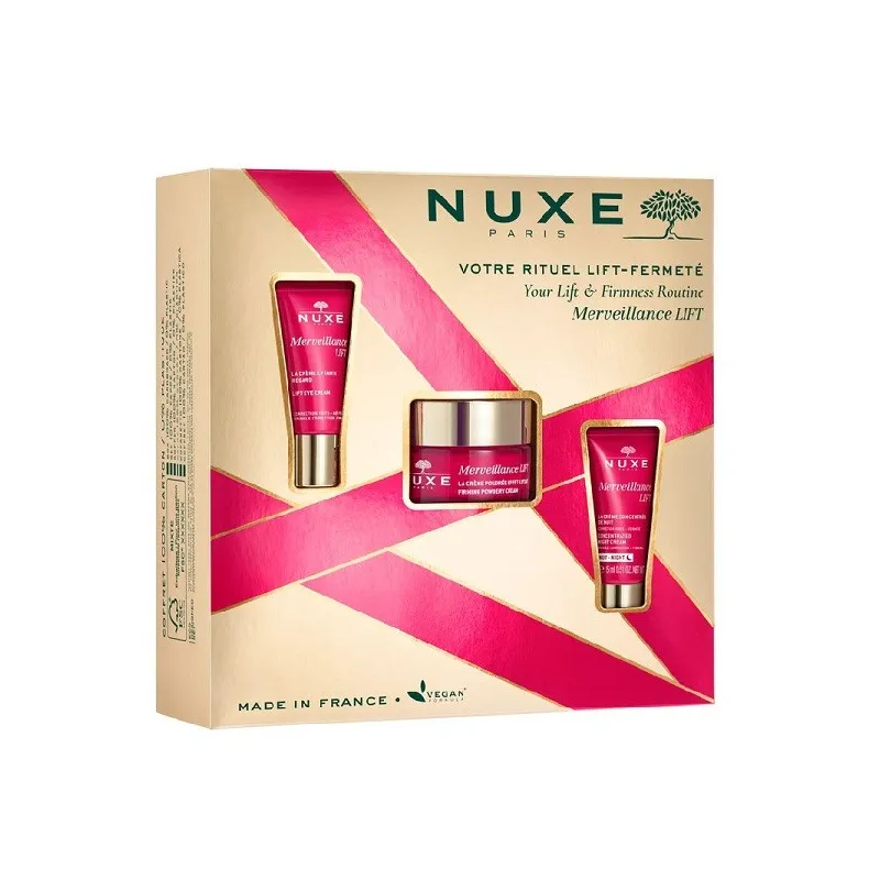 Nuxe Merveillance Lift crema en polvo cofre ritual belleza firmeza-lift