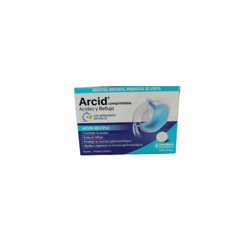 M- Arcid 4 comprimidos acidez y reflujo