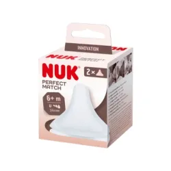 Nuk Tetina Silicona Anticolico Perfect Match Flow Control, 2 unidades Nuk Tetina Silicona Anticolico Perfect Match Flow Control, 2 unidades