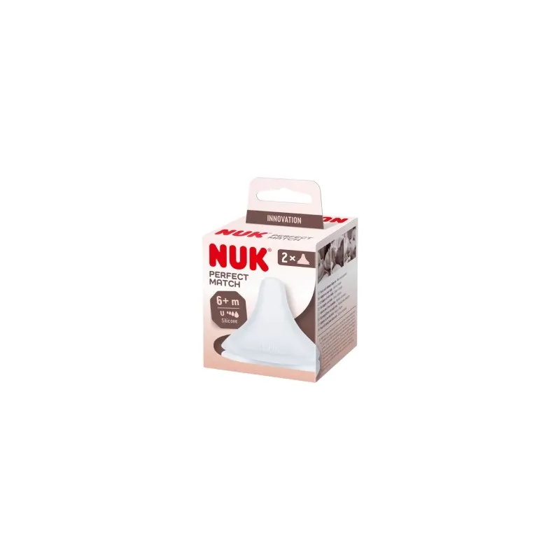 Nuk Tetina Silicona Anticolico Perfect Match Flow Control, 2 unidades Nuk Tetina Silicona Anticolico Perfect Match Flow Control, 2 unidades