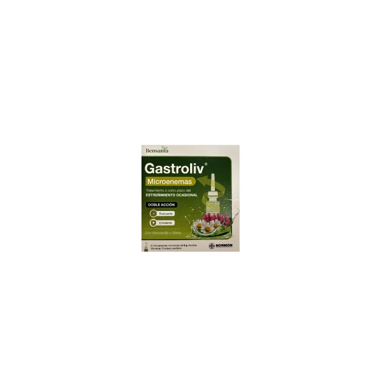 Normon Gastroliv Microenemas, 6 enemas
