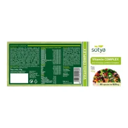 Sotya Vitamin Complex, 60 cápsulas de 820 mg Sotya Vitamin Complex, 60 cápsulas de 820 mg