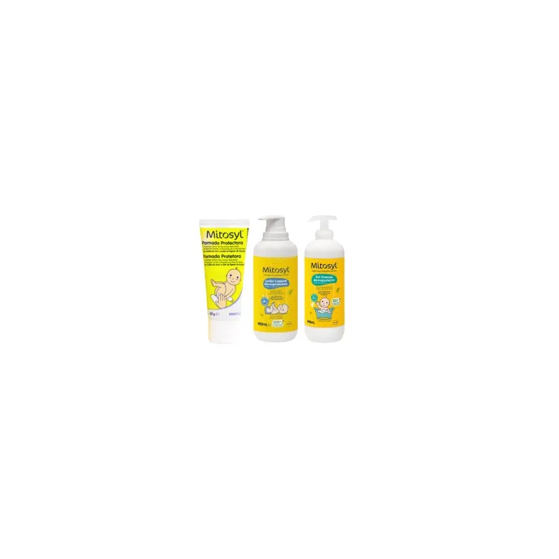 Pack Mitosyl Welcome Gel 490ml + Locion 400ml + Pomada 65g