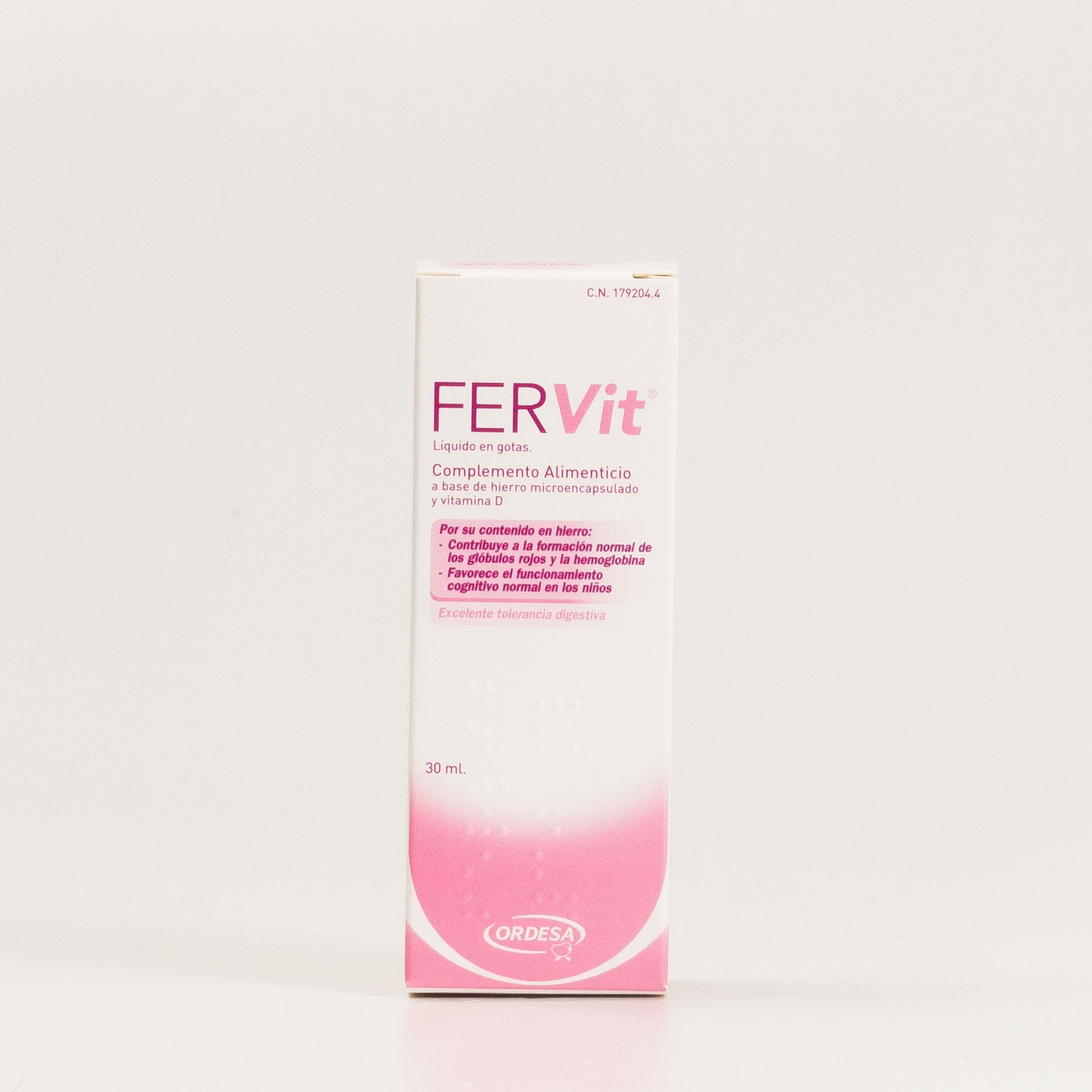 Fervit Líquido en gotas, 30ml.