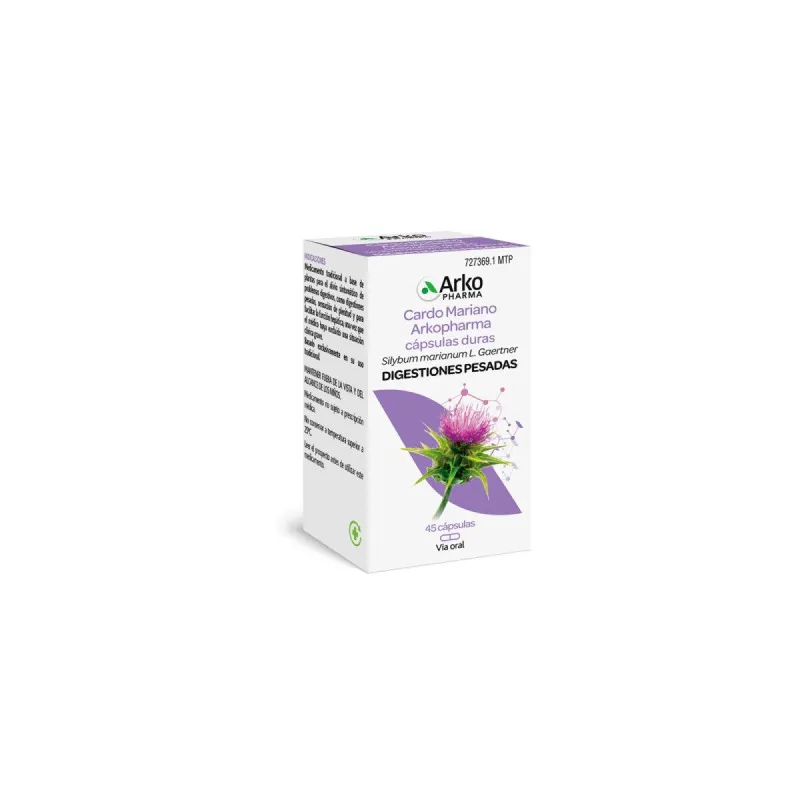 Arkopharma Cardo Mariano 300 mg 45 capsulas