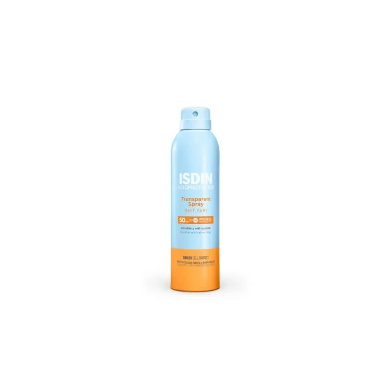 Isdin Fotoprotector Spray Transparent Wet SPF30, 250ml. Isdin Fotoprotector Spray Transparent Wet SPF30, 250ml.
