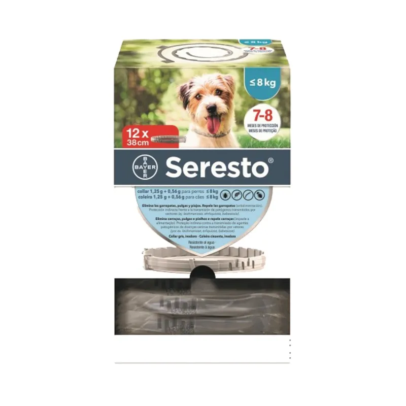 Seresto Perro Pequeño, 12 unidades de 8 kg cada una Seresto Perro Pequeño, 12 unidades de 8 kg cada una