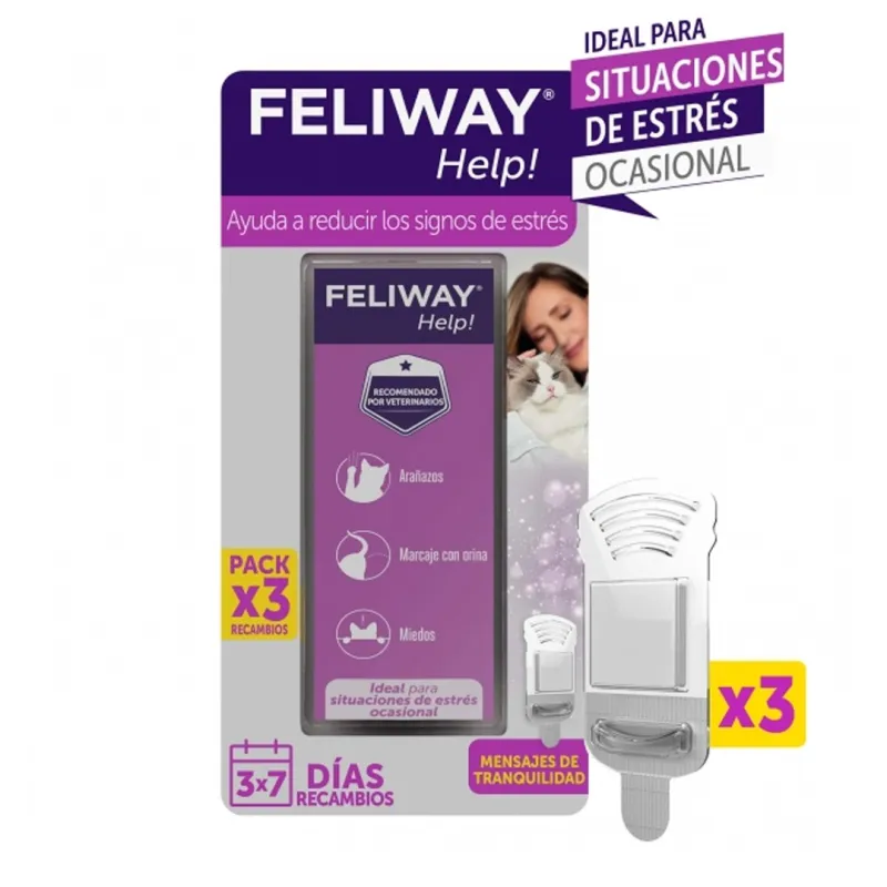 Feliway help pack 3 recambios Feliway help pack 3 recambios