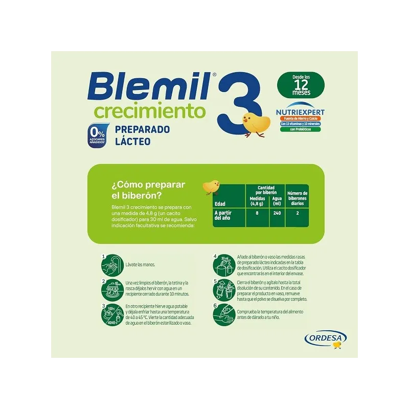 Blemil 3 crecimiento preparacion Blemil 3 crecimiento preparacion