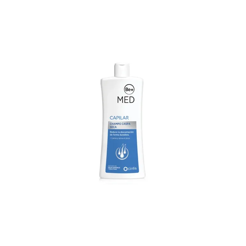 BE+ Med Capilar Champu Caspa Seca, 250 ml