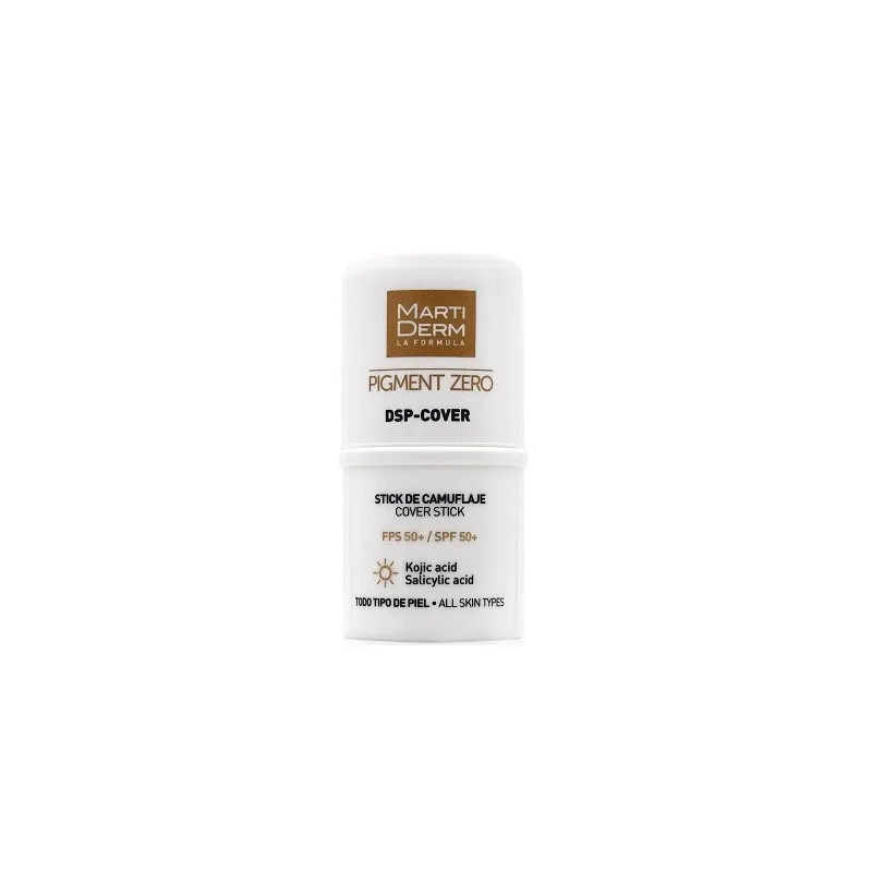 Martiderm Pigment Zero DPS-Cover stick de camuflaje, 4 ml