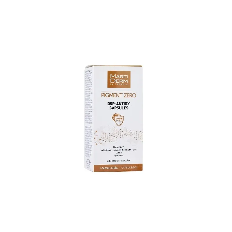 Martiderm Pigment Zero DSP-Antiox, 60 cápsulas