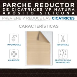 Parche reductor de cicatrices 10x18cm, 5 unidades