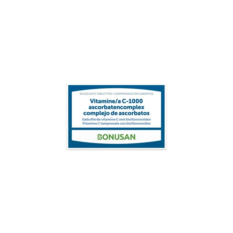 Bonusan Vitamina C-1000 complejo de ascorbatos 30 comprimidos 30 comprimidos