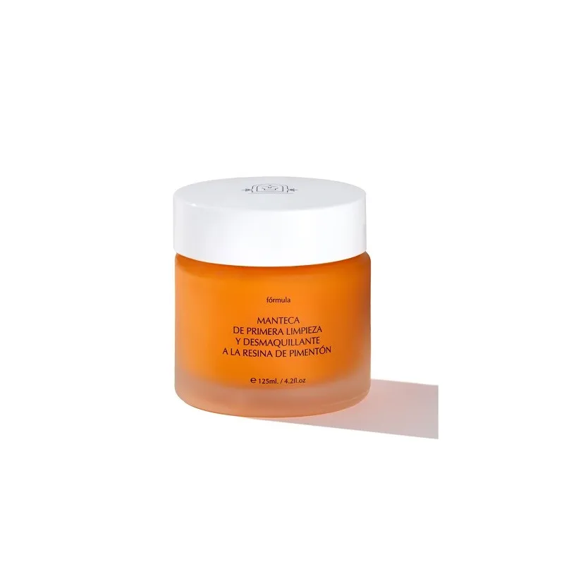 Arturo Alba Manteca Primera Limpieza y Desmaquillante Resina Pimentón, 125 ml
