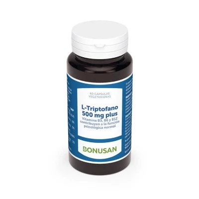 Bonusan L-Triptófano 500 mg plus 60 cápsulas
