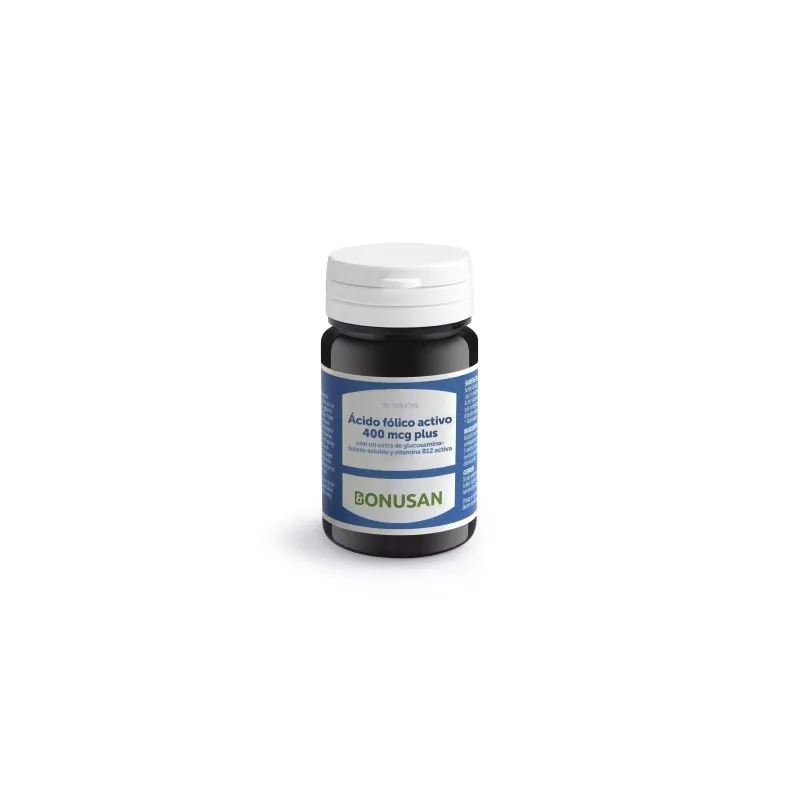 Bonusan Ácido fólico activo 400 mcg plus 90 comprimidos