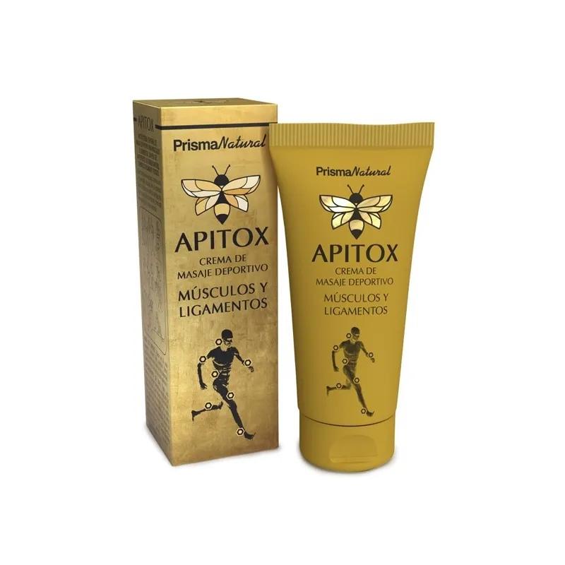 Apitox Crema de Masaje Deportivo Musculos y Ligamentos, 60 ml Apitox Crema de Masaje Deportivo Musculos y Ligamentos, 60 ml