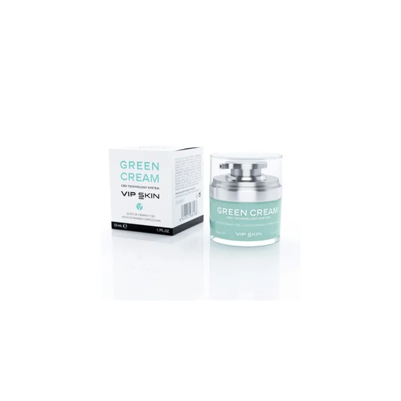 IDP VIP Skin Green cream CBD, 50 ml