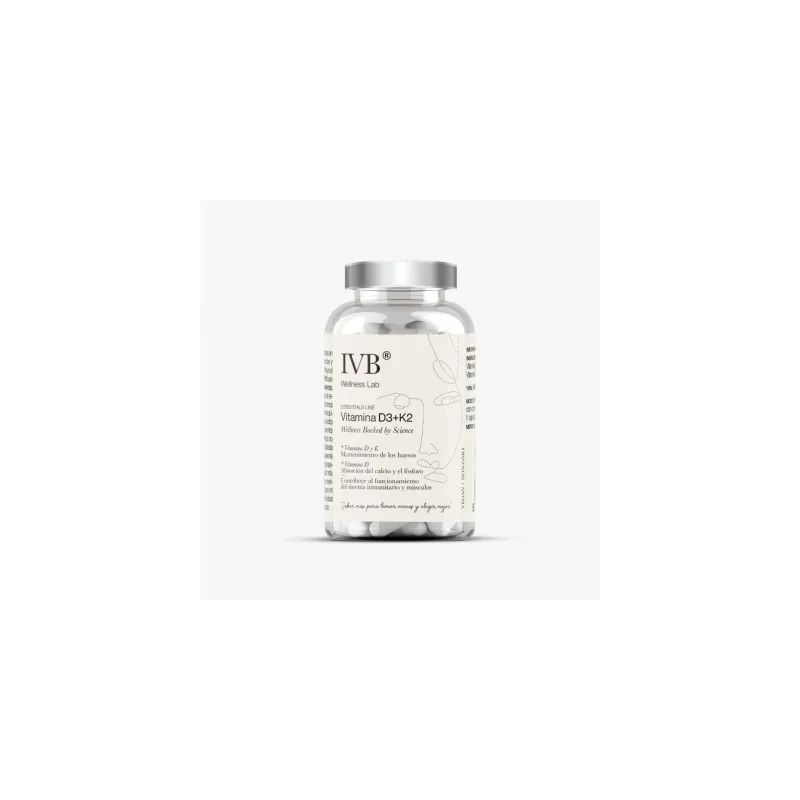 IVB Vitamina D3+K2, 60 capsulas IVB Vitamina D3+K2, 60 capsulas