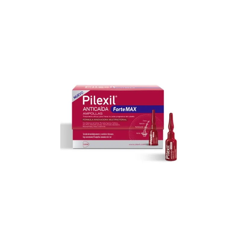 Pilexil Anticaida Fortemax 20 ampollas de 5 ml Pilexil Anticaida Fortemax 20 ampollas de 5 ml