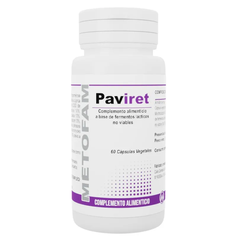 Paviret, 60 capsulas