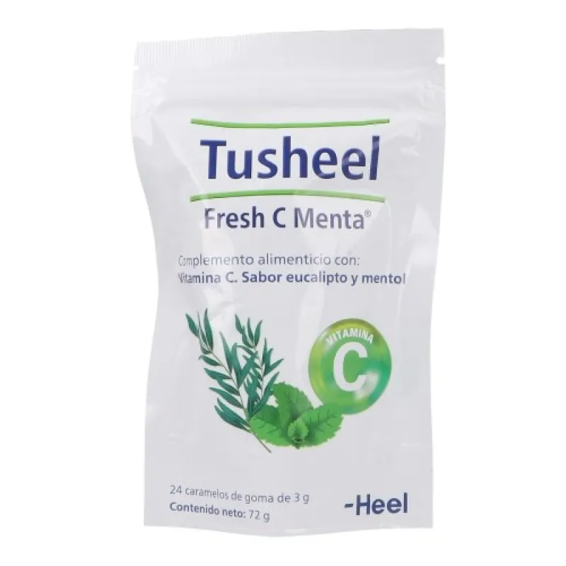 Tusheel Fresh C Menta, 24 caramelos de goma Tusheel Fresh C Menta, 24 caramelos de goma