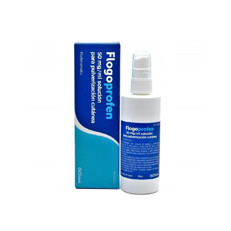 Flogoprofen 50mg/g solución para pulverización cutánea