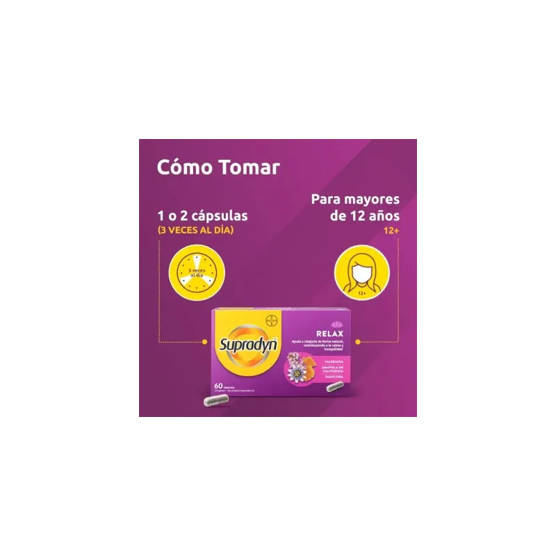Supradyn Relax, 60 capsulas