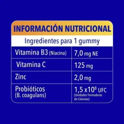 BION3 Defense gummies información nutricional BION3 Defense gummies información nutricional