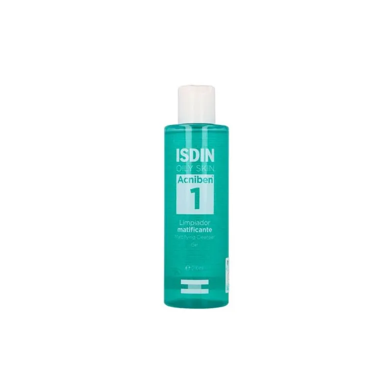 Isdin Oily Skin Acniben Limpiador Matificante Gel, 200 ml Isdin Oily Skin Acniben Limpiador Matificante Gel, 200 ml