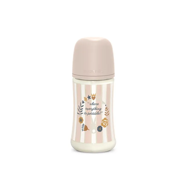 Suavinex Wonderland biberón rosa tetina fisiológica SX PRO flujo medio, 270 ml Suavinex Wonderland biberón rosa tetina fisiológica SX PRO flujo medio, 270 ml