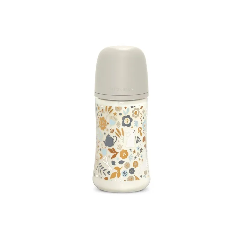 Suavinex Wonderland biberón gris tetina fisiológica SX PRO flujo medio, 270 ml Suavinex Wonderland biberón gris tetina fisiológica SX PRO flujo medio, 270 ml