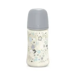Suavinex Wonderland biberón azul con dibujos tetina fisiológica SX PRO flujo medio, 270 ml Suavinex Wonderland biberón azul con dibujos tetina fisiológica SX PRO flujo medio, 270 ml