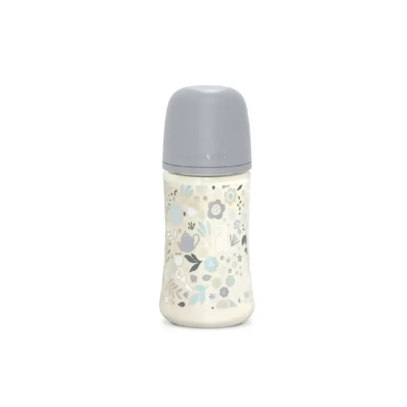 Suavinex Wonderland biberón azul con dibujos tetina fisiológica SX PRO flujo medio, 270 ml Suavinex Wonderland biberón azul con dibujos tetina fisiológica SX PRO flujo medio, 270 ml