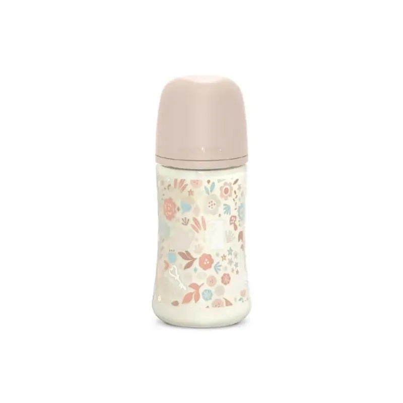 Suavinex Wonderland biberón rosa con dibujos tetina fisiológica SX PRO flujo medio, 270 ml Suavinex Wonderland biberón rosa con dibujos tetina fisiológica SX PRO flujo medio, 270 ml