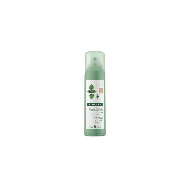 Klorane Champú Seco al Exto de Ortiga Castaño, 150 ml