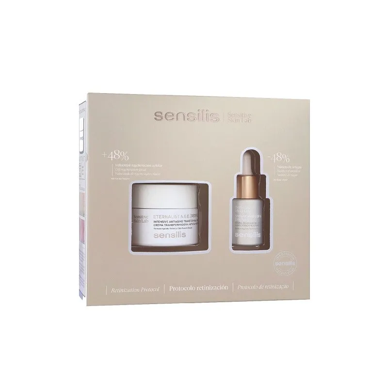 Sensilis Eternalist A.G.E retinol crema, 50 ml + REGALO Sensilis Origin PRO serum, 15 ml
