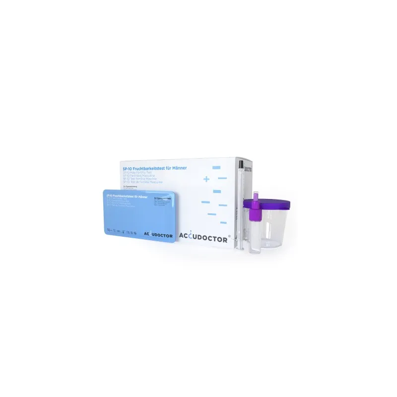 Accudoctor Test de fertilidad masculina, Caja 2 de 2 pruebas