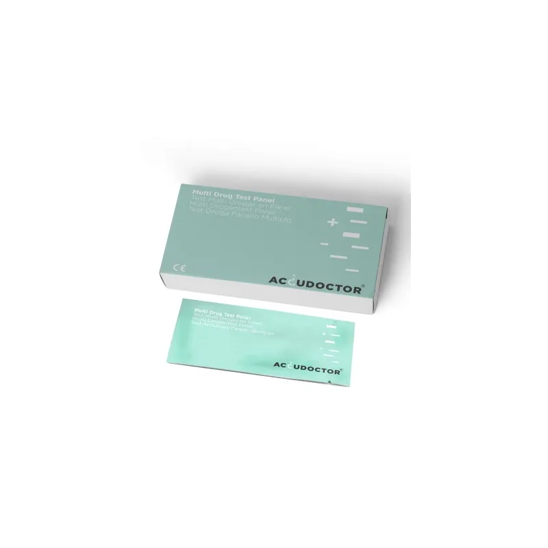 Accudoctor Test multidrogas en orina THC/COC/BZO/AMP/MET, Caja 2 pruebas Accudoctor Test multidrogas en orina THC/COC/BZO/AMP/MET, Caja 2 pruebas