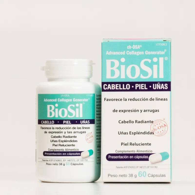 BioSil Generador Avanzado de Colágeno, 60Cápsulas. BioSil Generador Avanzado de Colágeno, 60Cápsulas.