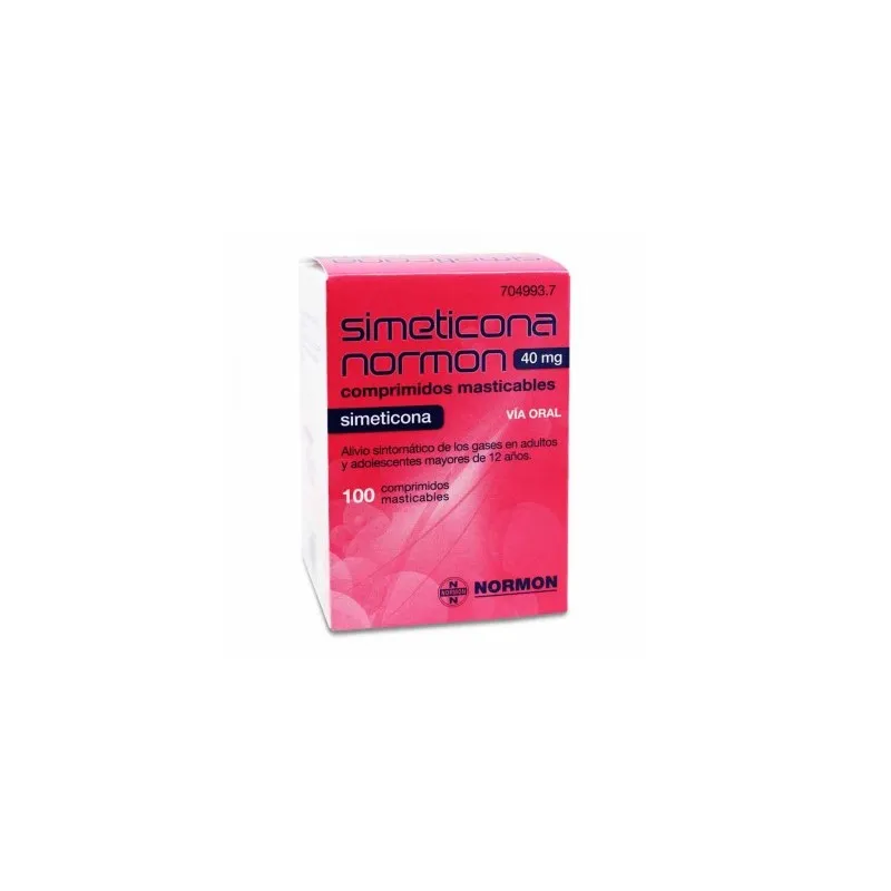 Simeticona Normon 40 MG 100 comprimidos Simeticona Normon 40 MG 100 comprimidos