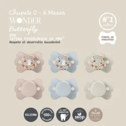 Suavinex chupete Wonder Butterfly con tetina fisiológica SX PRO propiedades Suavinex chupete Wonder Butterfly con tetina fisiológica SX PRO propiedades