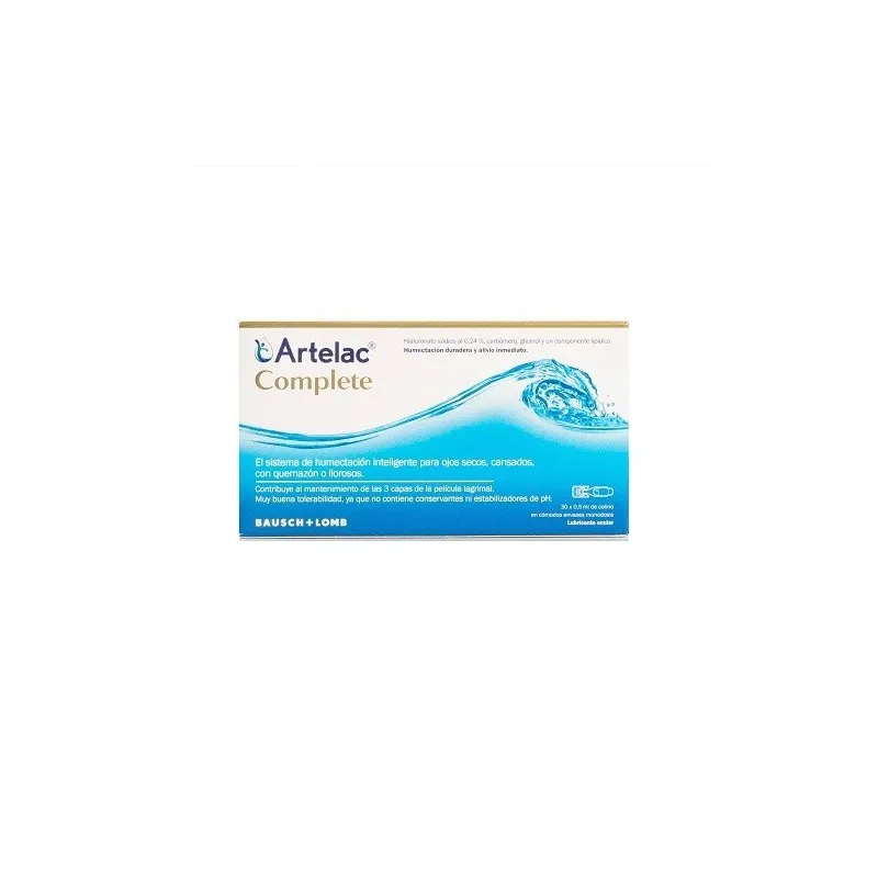 Artelac Complete Gotas Oculares, 30 Unidosis.