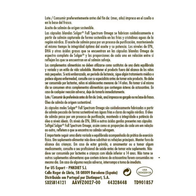 Solgar Full Spectrum Omega, 120 Perlas. Solgar Full Spectrum Omega, 120 Perlas.