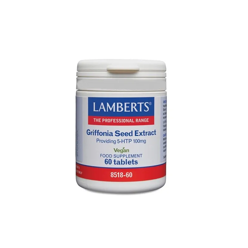 LAMBERTS extracto de semillas de grifonnia 5-HTP 100 mg, 60 comprimidos