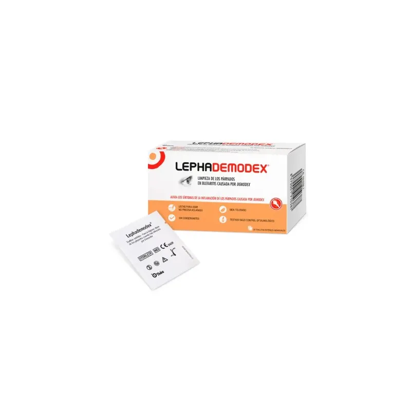 Lephademodex, 30 toallitas esteriles Lephademodex, 30 toallitas esteriles